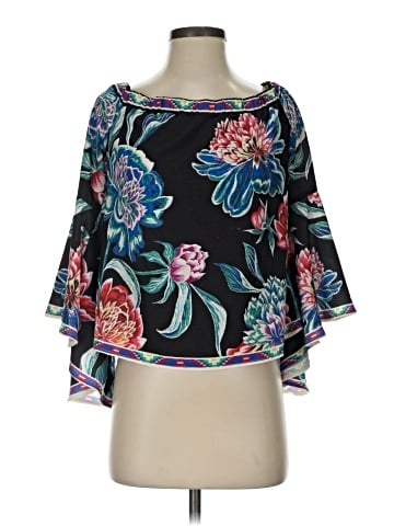 Flying Tomato 3/4 Sleeve Blouse (view 1)