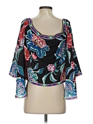 Flying Tomato 3/4 Sleeve Blouse (view 2)