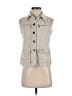 Assorted Brands Gray Sleeveless Button-Down Shirt Size S - photo 1