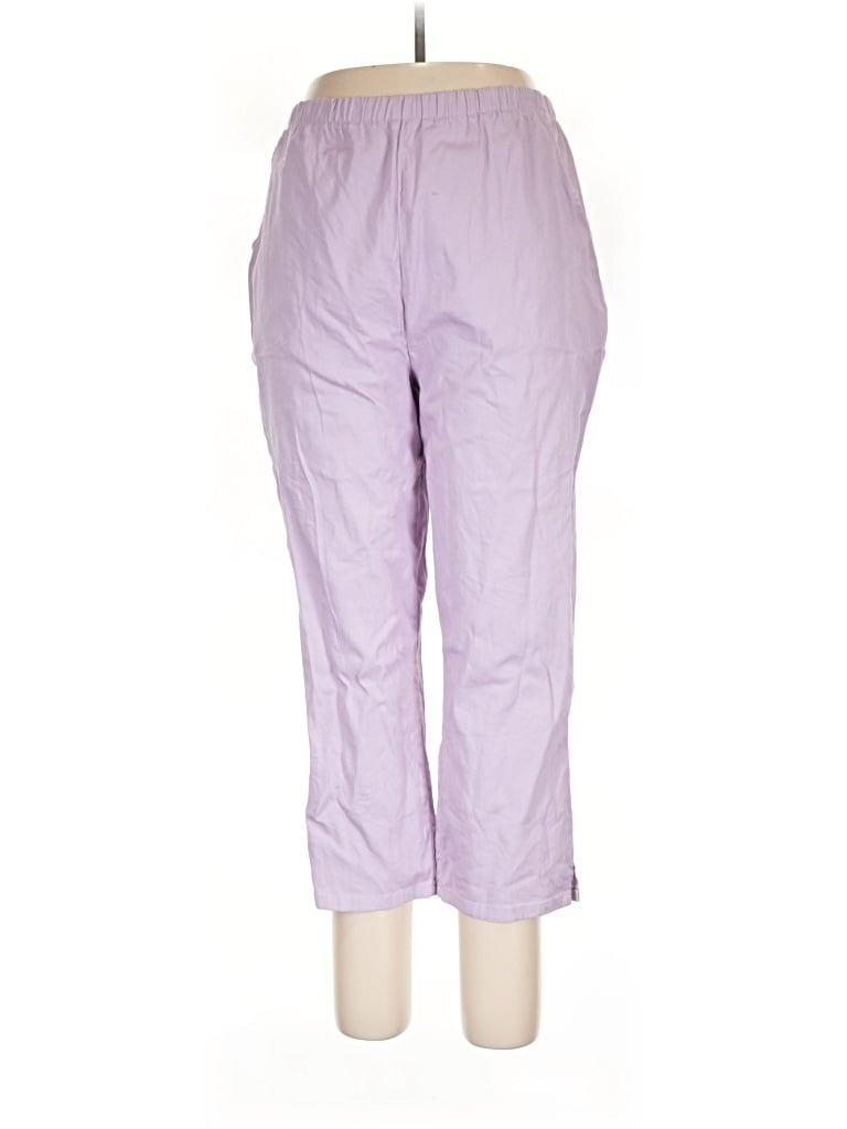 Pre-owned D&co. Casual Pants In Purple