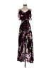 Express Floral Purple Cocktail Dress Size XS - photo 1