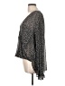 ALLSAINTS 100% Polyester Black 3/4 Sleeve Blouse Size L - photo 5