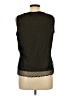 Kasper 100% Nylon Black Sleeveless Blouse Size L - photo 2