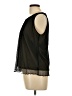 Kasper 100% Nylon Black Sleeveless Blouse Size L - photo 5
