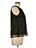 Kasper 100% Nylon Black Sleeveless Blouse Size L - photo 4