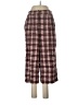 Paper Crown Plaid Red Casual Pants Size 10 - photo 1