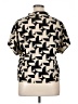 Emery Rose Houndstooth Black Short Sleeve Blouse Size XL - photo 2
