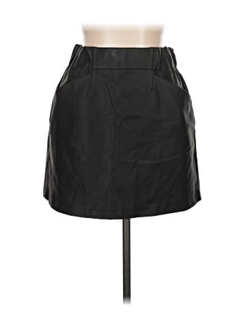 Indigo Rein Faux Leather Skirt (view 1)