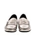 J.Crew Metallic Silver Flats Size 5 - photo 2