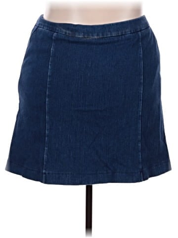 Isaac Mizrahi LIVE! Denim Skirt (view 1)