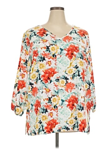Mario Serrani 3/4 Sleeve Blouse (view 1)