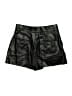 Zara 100% Polyester Metallic Black Shorts Size S - photo 2