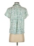 CAbi Teal Short Sleeve Blouse Size XS - photo 2
