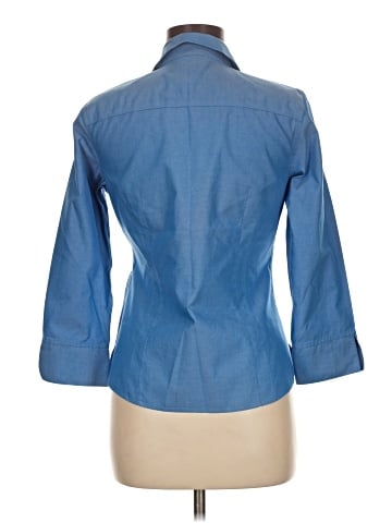 Foxcroft 3/4 Sleeve Button-Down Shirt (view 2)