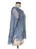 Unbranded Blue Long Sleeve Blouse Size M (estimated) - photo 4