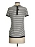PREMISE Stripes Ivory Short Sleeve Turtleneck Size S - photo 2
