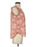 Ann Taylor LOFT 100% Polyester Pink Sleeveless Blouse Size XS - photo 4