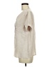 Shein 100% Polyester Ivory Short Sleeve Blouse Size 6 - photo 5