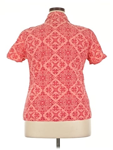 Basic Editions Short Sleeve Blouse (view 2)