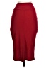 Assorted Brands Solid Red Formal Skirt Size S - photo 2