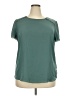 Fortune + Ivy 100% Polyester Teal Short Sleeve Blouse Size XXL - photo 1