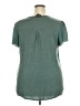 Fortune + Ivy 100% Polyester Teal Short Sleeve Blouse Size XXL - photo 2