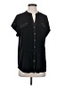Calvin Klein Black Short Sleeve Blouse Size S - photo 1