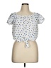 Ashley Stewart 100% Polyester Blue Short Sleeve Blouse Size 14 - 16 Plus - photo 1