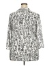 Indigo Rose Silver 3/4 Sleeve Blouse Size 2X - photo 2
