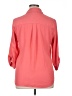 By & By Pink 3/4 Sleeve Button-Down Shirt Size XL - photo 2