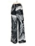 Bar III 100% Polyester Print Black Casual Pants Size L - photo 2