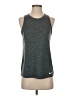 Nike 100% Polyester Gray Active Tank Size S - photo 1