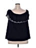 Lane Bryant Blue Short Sleeve Top Size 18 - 20 Plus - photo 2