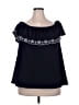 Lane Bryant Blue Short Sleeve Top Size 18 - 20 Plus - photo 1