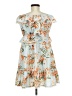 Shein Floral Blue Cocktail Dress Size M - photo 2