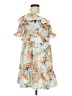 Shein Floral Blue Cocktail Dress Size M - photo 4