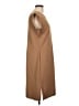 Grecerelle Solid Brown Casual Dress Size L - photo 4