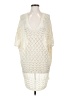 Unbranded 100% Polyester Ivory Poncho Size S - photo 1