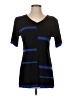 misook 100% Acrylic Black Short Sleeve Top Size XS - photo 1