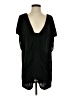 DKNY 100% Silk Black Short Sleeve Top Size 3 - photo 1