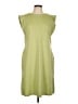 Grecerelle Solid Green Casual Dress Size L - photo 1