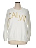 Calvin Klein 100% Cotton Ivory Sweatshirt Size L - photo 1