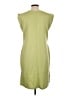 Grecerelle Solid Green Casual Dress Size L - photo 2