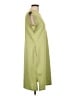 Grecerelle Solid Green Casual Dress Size L - photo 4