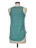 Zoe+Liv Teal Sleeveless T-Shirt Size M - photo 2