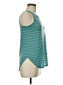 Zoe+Liv Teal Sleeveless T-Shirt Size M - photo 5