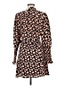 Bishop + Young 100% Polyester Print Black Casual Dress Size M - photo 2