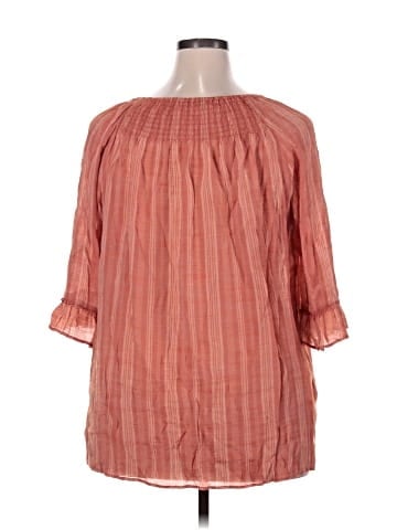 New Directions 3/4 Sleeve Blouse (view 2)