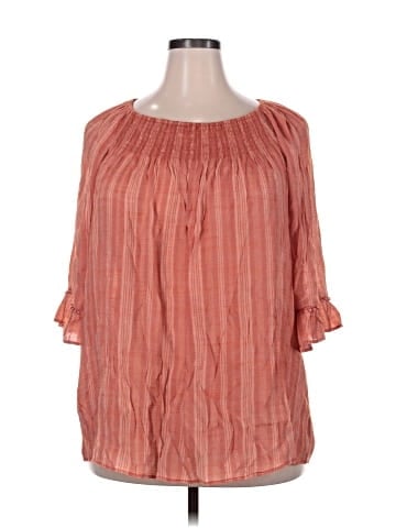 New Directions 3/4 Sleeve Blouse (view 1)