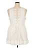 Torrid Ivory Sleeveless Blouse Size 3X Plus (3) - photo 2
